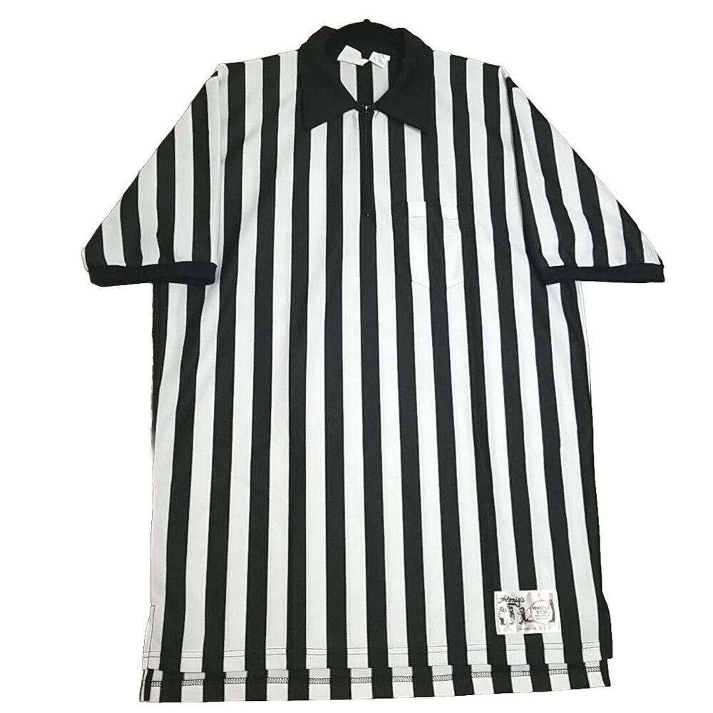 Vtg Honigs Whistle Stop Referee Shirt Mens XLT | Short Sleeve Made In USA NWOT